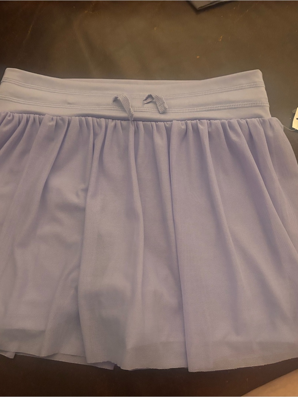 GAP Girls' Lavender Layered Mesh Skort with Drawstring Waist